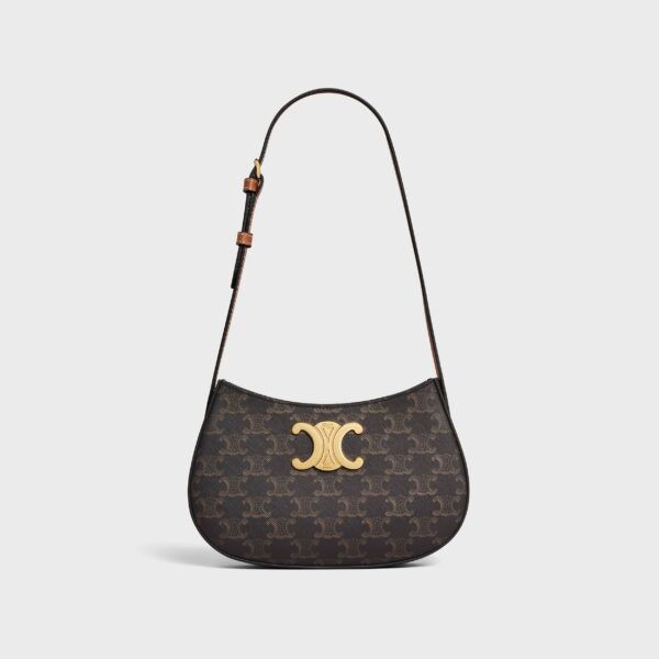 Celine Medium Tilly Bag in Triomphe Canvas and Calfskin - Đỉnh Cao Thanh Lịch Từ Thời Trang Pháp