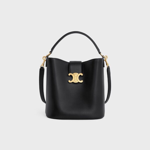 Túi Xách Medium Bucket Louise in Smooth Calfskin