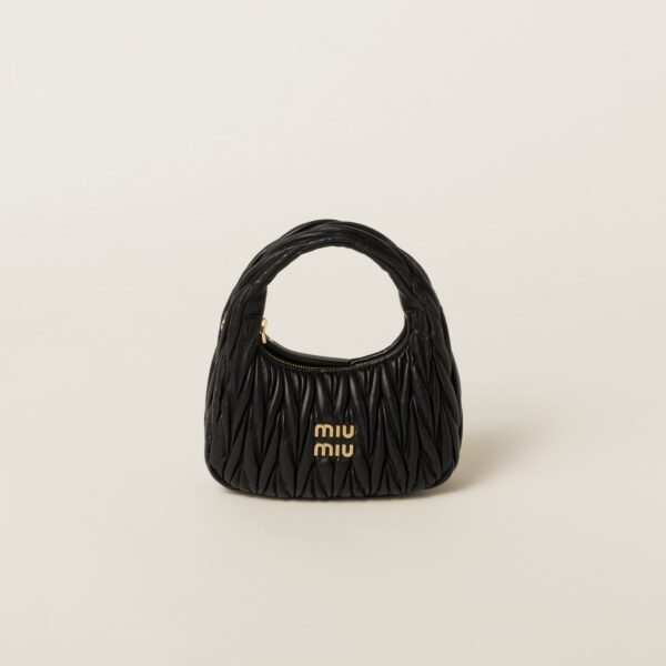 Hobo miumiu Wander Matelassé Nappa Leather Hobo Bag