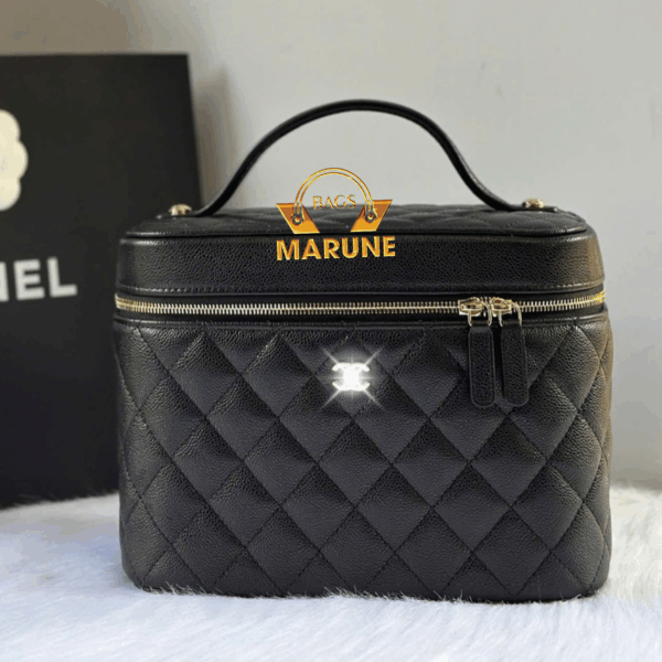 Túi Hàng Hiệu Vanity Case Nắp Mở Cốp Đựng Đồ Makeup Cao Cấp - CN011